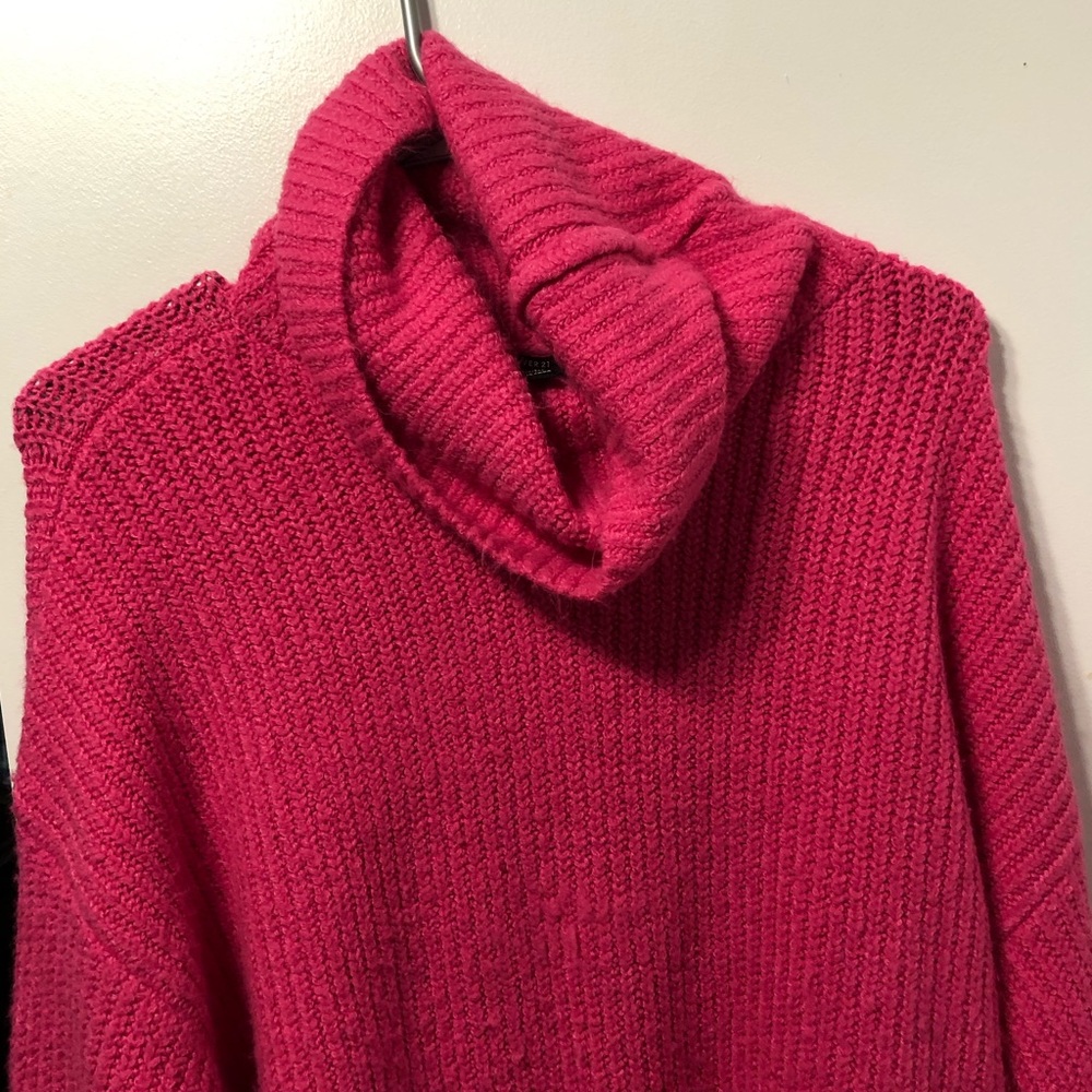 forever 21 hot pink sweater